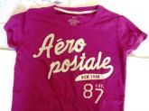 Camiseta Aéropostale Feminina (P) Rosa