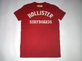 Camiseta Hollister Masculina (P) Vermelha
